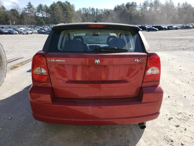 1B3HB78K07D331466 - 2007 DODGE CALIBER R/T MAROON photo 6