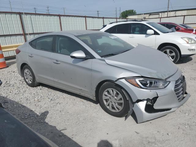 5NPD74LF7HH112300 - 2017 HYUNDAI ELANTRA SE GRAY photo 4