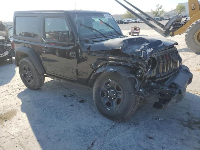 1C4HJXAG8NW255715 - 2022 JEEP WRANGLER SPORT BLACK photo 4