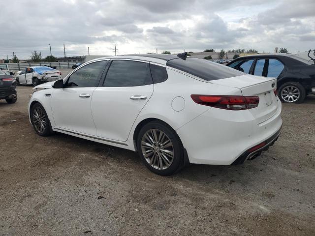 5XXGV4L27JG248573 - 2018 KIA OPTIMA SXL WHITE photo 2