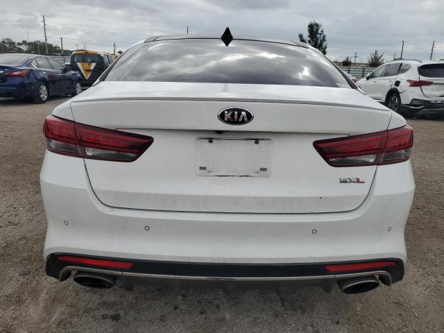 5XXGV4L27JG248573 - 2018 KIA OPTIMA SXL WHITE photo 6