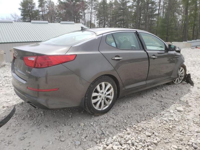 5XXGN4A7XFG362640 - 2015 KIA OPTIMA EX GRAY photo 3