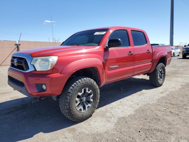 5TFLU4EN1CX027376 - 2012 TOYOTA TACOMA DOUBLE CAB RED photo 1