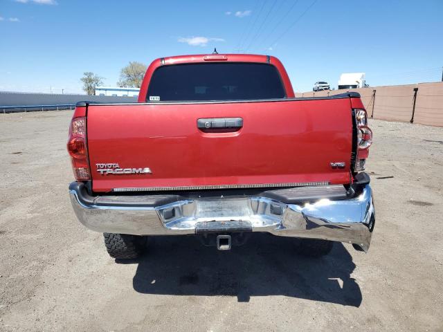 5TFLU4EN1CX027376 - 2012 TOYOTA TACOMA DOUBLE CAB RED photo 6