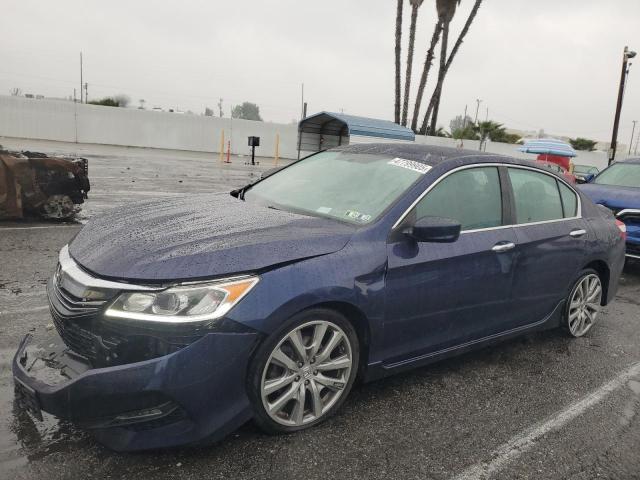 1HGCR2F57GA246731 - 2016 HONDA ACCORD SPORT Mavi foto 1