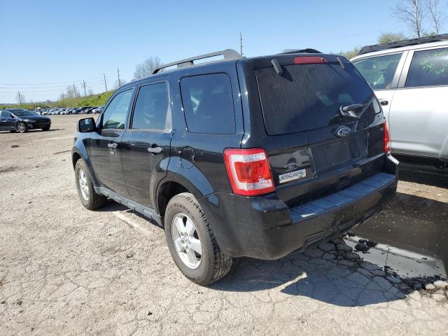 1FMCU0D78AKA33192 - 2010 FORD ESCAPE XLT BLACK photo 2