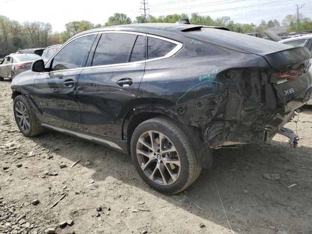 5UXCY6C00M9G89366 - 2021 BMW X6 XDRIVE40I BLACK photo 2