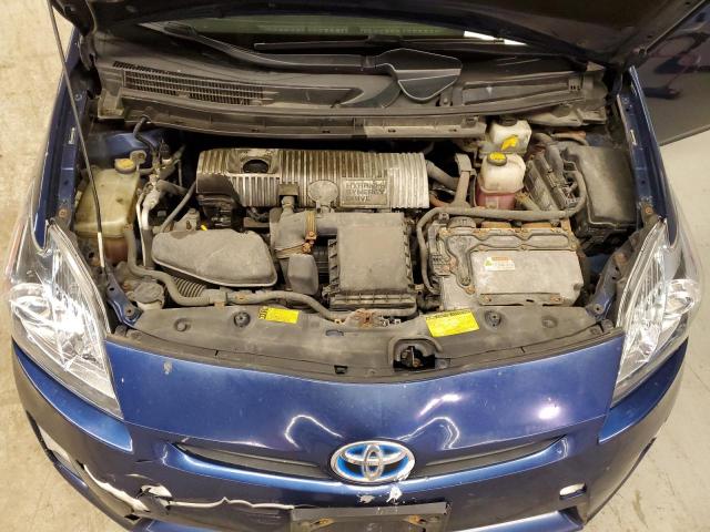 JTDKN3DU9A5093422 - 2010 TOYOTA PRIUS BLUE photo 11