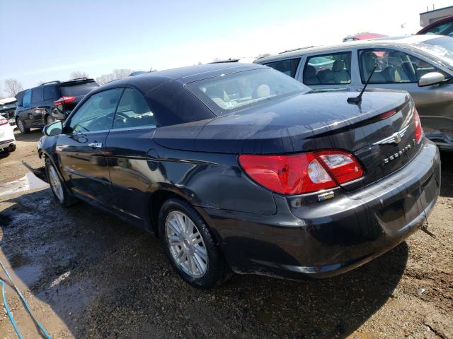 1C3LC55R88N255569 - 2008 CHRYSLER SEBRING TOURING BLACK photo 2