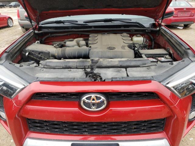 JTEBU5JR8K5680819 - 2019 TOYOTA 4RUNNER SR5 RED photo 11