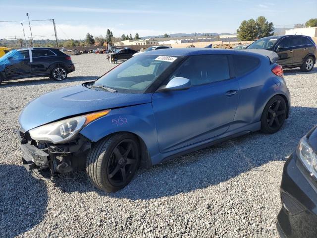 KMHTC6AE5GU252469 - 2016 HYUNDAI VELOSTER TURBO BLUE photo 1