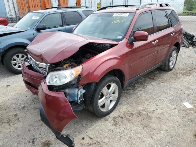 JF2SH6DC1AH736412 - 2010 SUBARU FORESTER 2.5X LIMITED RED photo 1