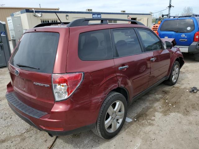 JF2SH6DC1AH736412 - 2010 SUBARU FORESTER 2.5X LIMITED RED photo 3