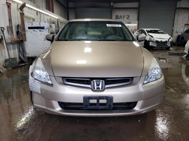 1HGCM56495A136770 - 2005 HONDA ACCORD LX BEIGE photo 5