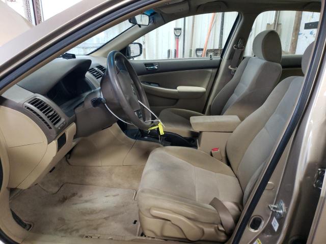 1HGCM56495A136770 - 2005 HONDA ACCORD LX BEIGE photo 7