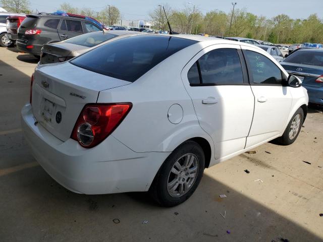 1G1JA5SH3C4119006 - 2012 CHEVROLET SONIC LS WHITE photo 3