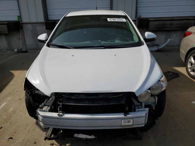 1G1JA5SH3C4119006 - 2012 CHEVROLET SONIC LS WHITE photo 5