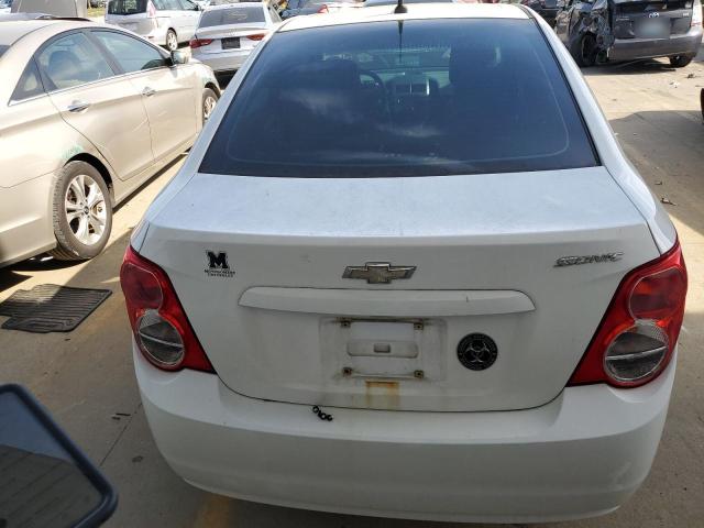 1G1JA5SH3C4119006 - 2012 CHEVROLET SONIC LS WHITE photo 6
