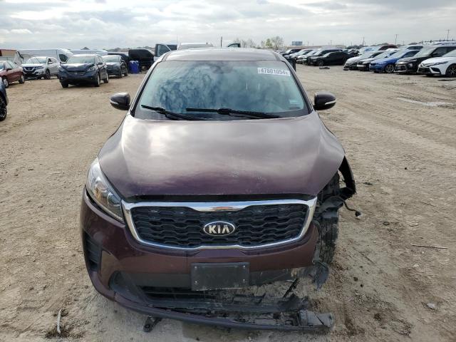 5XYPGDA5XKG455821 - 2019 KIA SORENTO LX BURGUNDY photo 5