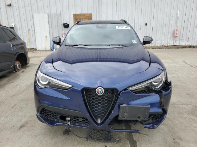 ZASPAKBN0L7C82854 - 2020 ALFA ROMEO STELVIO TI ლურჯი ფოტო 5