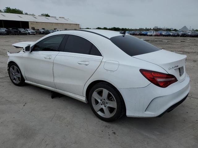 WDDSJ4EB4JN682611 - 2018 MERCEDES-BENZ CLA 250 WHITE photo 2