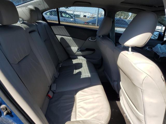 19XFB2F98CE043597 - 2012 HONDA CIVIC EXL ლურჯი ფოტო 10