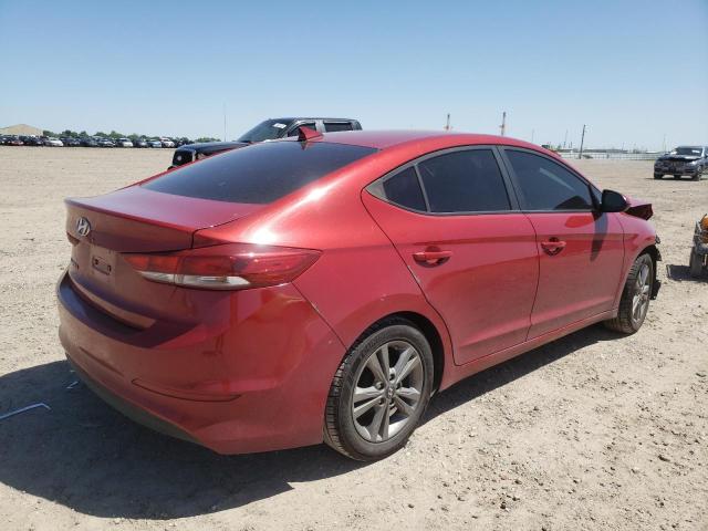 KMHD84LFXHU226726 - 2017 HYUNDAI ELANTRA SE RED photo 3