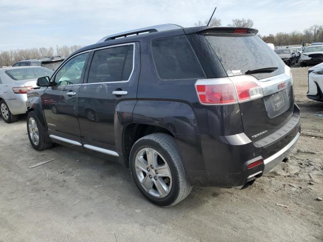 2GKALUEK6F6379829 - 2015 GMC TERRAIN DENALI CHARCOAL photo 2