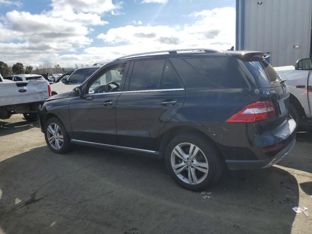4JGDA5HB4EA353694 - 2014 MERCEDES-BENZ ML 350 4MATIC BLACK photo 2