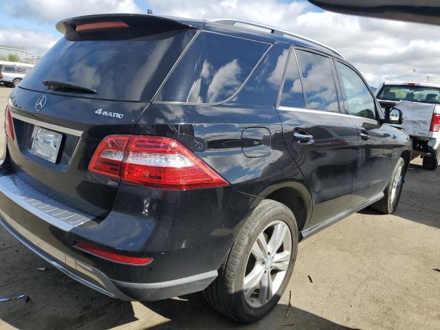 4JGDA5HB4EA353694 - 2014 MERCEDES-BENZ ML 350 4MATIC BLACK photo 3