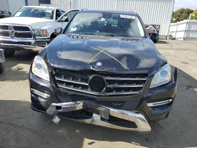 4JGDA5HB4EA353694 - 2014 MERCEDES-BENZ ML 350 4MATIC BLACK photo 5