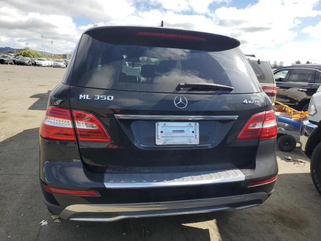 4JGDA5HB4EA353694 - 2014 MERCEDES-BENZ ML 350 4MATIC BLACK photo 6