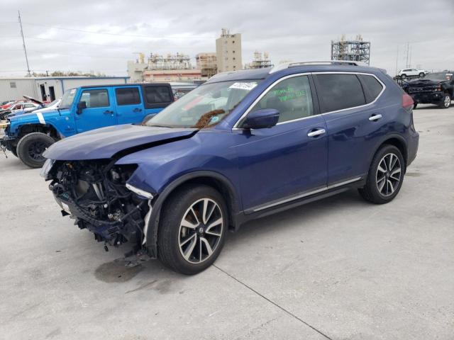 5N1AT2MT6KC816431 - 2019 NISSAN ROGUE S BLUE photo 1