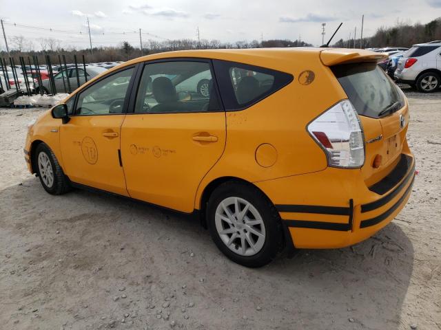 JTDZN3EU6D3201024 - 2013 TOYOTA PRIUS V ORANGE photo 2