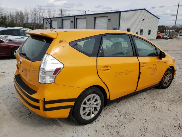 JTDZN3EU6D3201024 - 2013 TOYOTA PRIUS V ORANGE photo 3