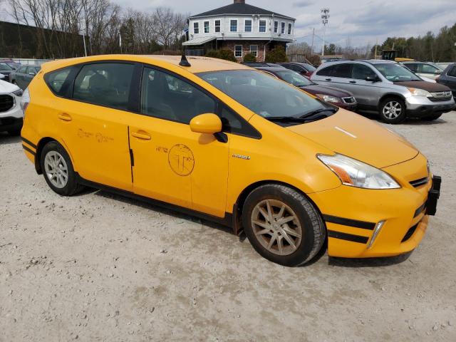 JTDZN3EU6D3201024 - 2013 TOYOTA PRIUS V ORANGE photo 4