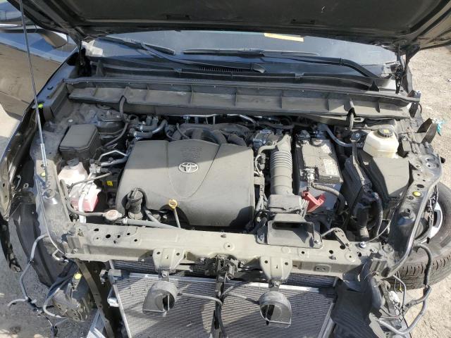 5TDHZRAH8MS532276 - 2021 TOYOTA HIGHLANDER XLE BLACK photo 12