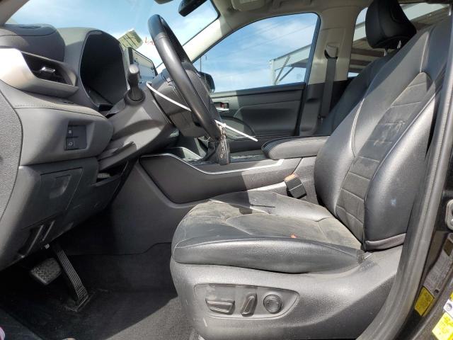 5TDHZRAH8MS532276 - 2021 TOYOTA HIGHLANDER XLE BLACK photo 7