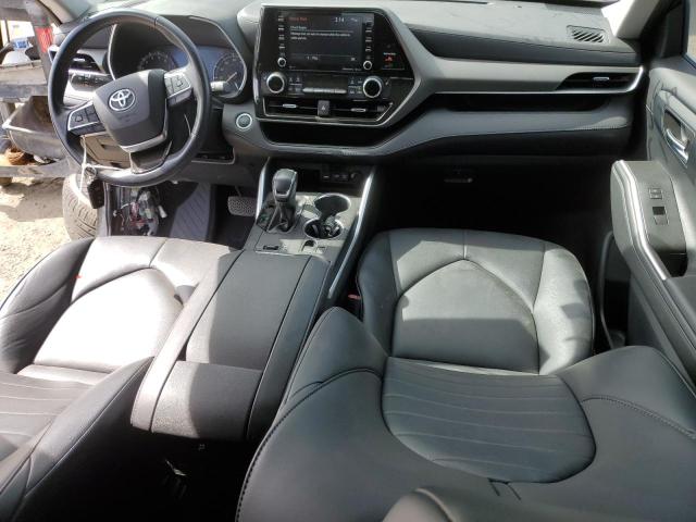 5TDHZRAH8MS532276 - 2021 TOYOTA HIGHLANDER XLE BLACK photo 8