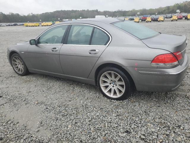 WBAHL83526DT07166 - 2006 BMW 750 I SILVER photo 2