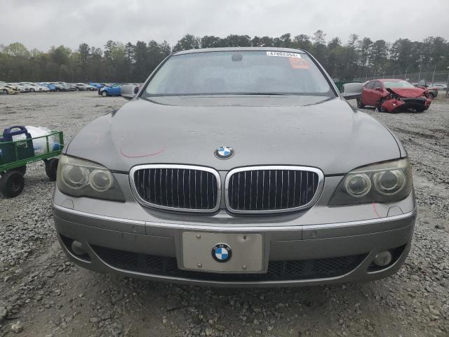 WBAHL83526DT07166 - 2006 BMW 750 I SILVER photo 5