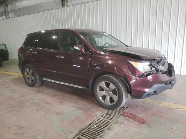 2HNYD28577H522224 - 2007 ACURA MDX SPORT BURGUNDY photo 4