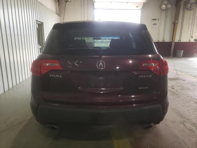 2HNYD28577H522224 - 2007 ACURA MDX SPORT BURGUNDY photo 6