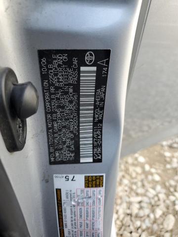 JTDKB20U977575961 - 2007 TOYOTA PRIUS SILVER photo 12