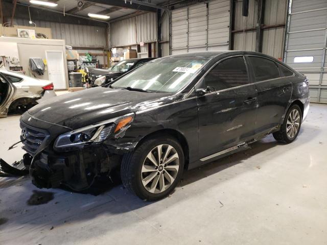 5NPE34AF5HH480672 - 2017 HYUNDAI SONATA SPORT BLACK photo 1