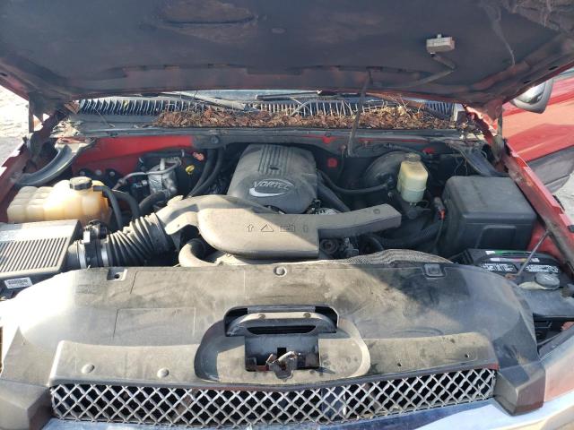3GNEC13TX2G286647 - 2002 CHEVROLET AVALANCHE C1500 RED photo 11