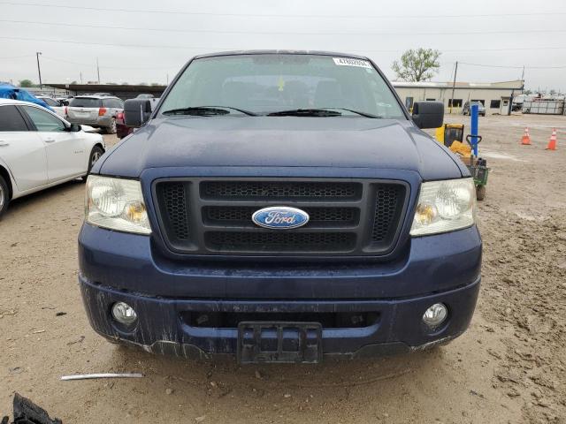 1FTRX12W27KD19392 - 2007 FORD F150 BLUE photo 5