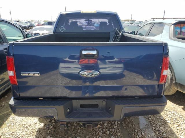 1FTRX12W27KD19392 - 2007 FORD F150 BLUE photo 6