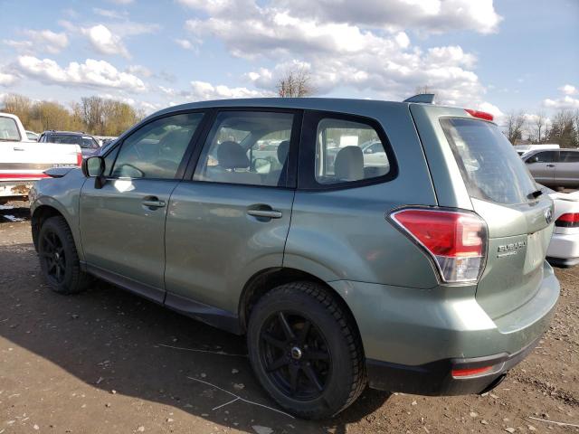 JF2SJAAC7JH570313 - 2018 SUBARU FORESTER 2.5I GREEN photo 2