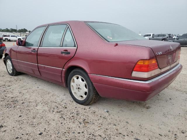 WDBGA33E2SA254812 - 1995 MERCEDES-BENZ S 320 BURGUNDY photo 2